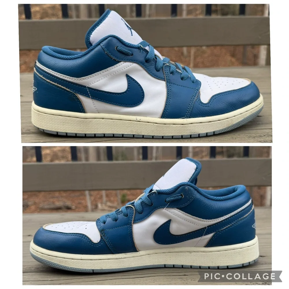 Nike Air Jordan 1 Low SE Industrial Blue Shoes FN5214-141 size 12